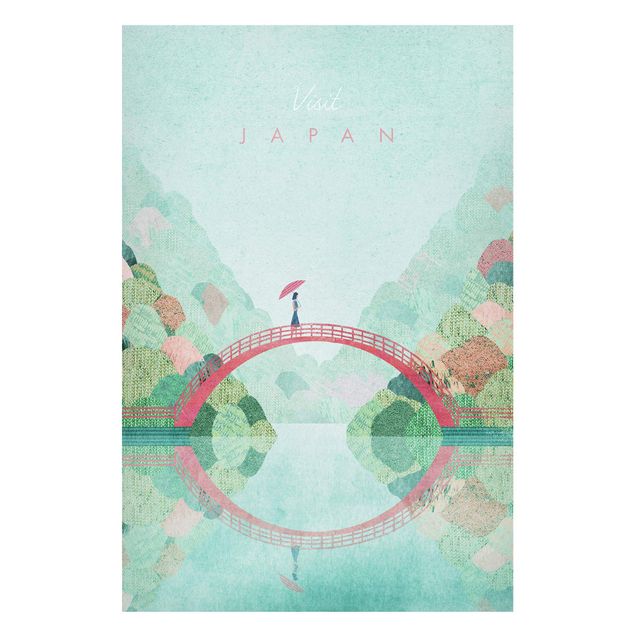 Tavlor arkitektur och skyline Tourism Campaign - Japan Autumn