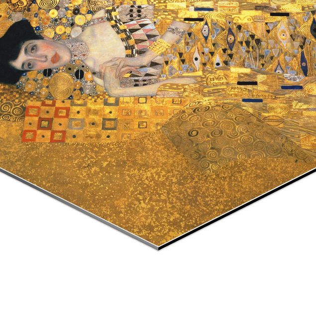 Tavlor modernt Gustav Klimt - Portrait Of Adele Bloch-Bauer I