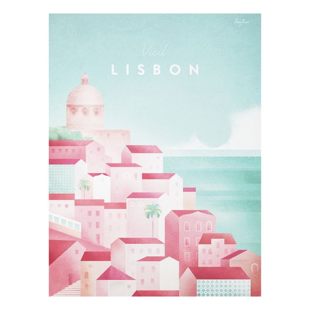 Tavlor landskap Travel Poster - Lisbon