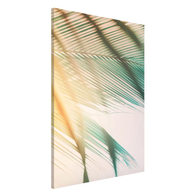 Kök dekoration Tropical Plants Palm Trees At Sunset II