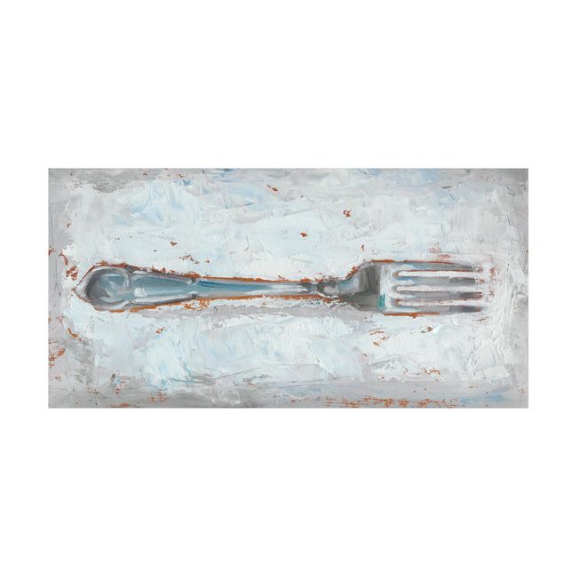 grå matta Impressionistic Cutlery - Fork