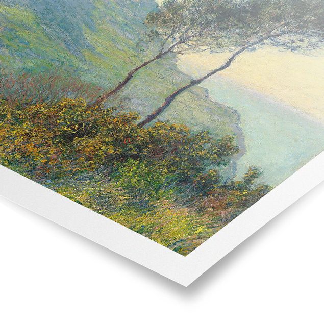 Tavlor landskap Claude Monet - The Church Of Varengeville At Evening Sun