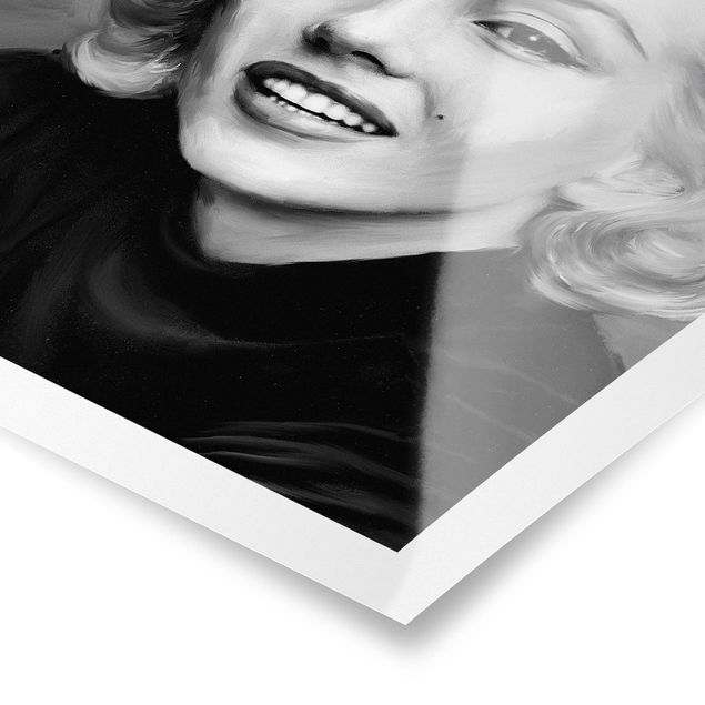 Tavlor svart och vitt Marilyn In Private