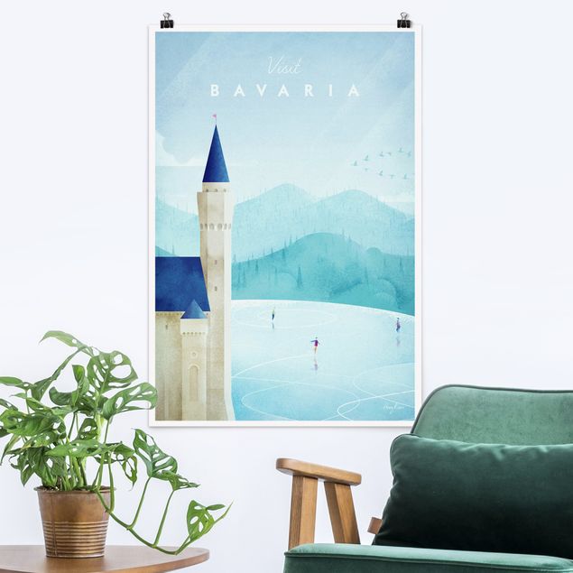 Kök dekoration Travel Poster - Bavaria
