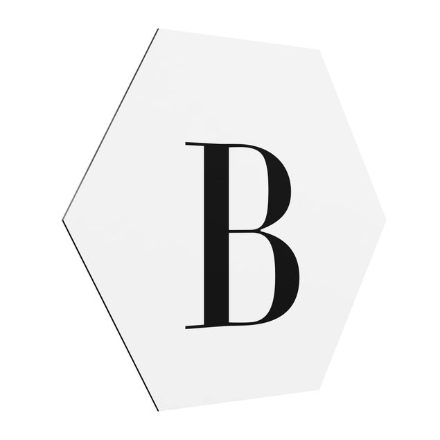 Tavlor modernt Letter Serif White B
