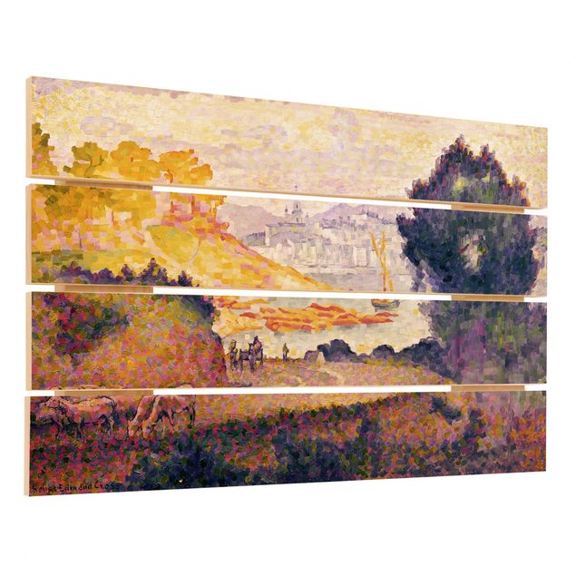 Konststilar Henri Edmond Cross - View of Menton