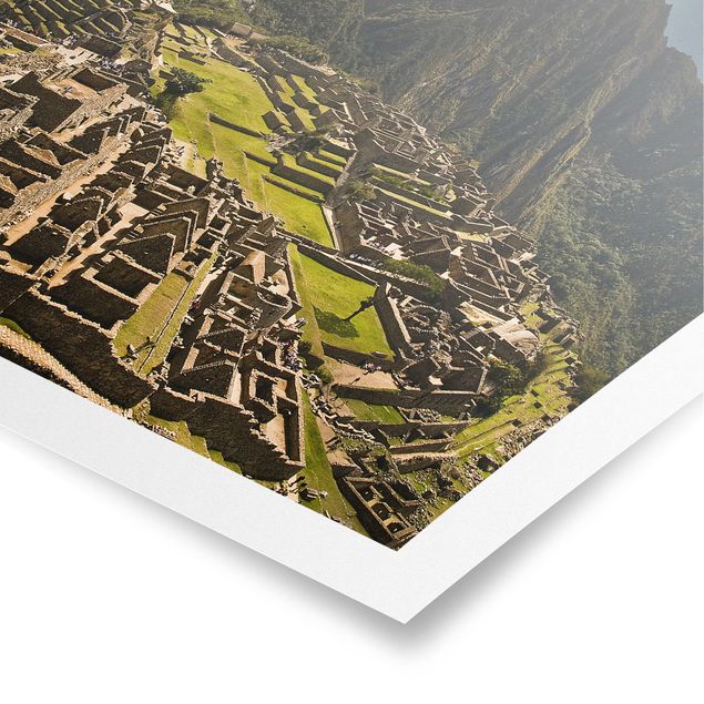 Posters arkitektur och skyline Machu Picchu