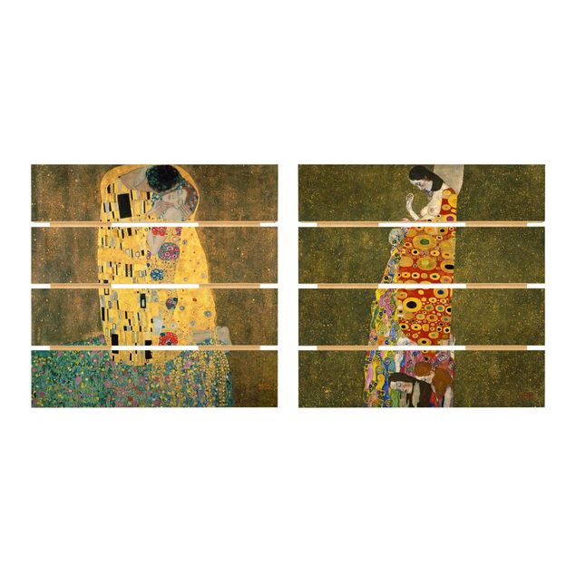 Konststilar Gustav Klimt - Kiss And Hope