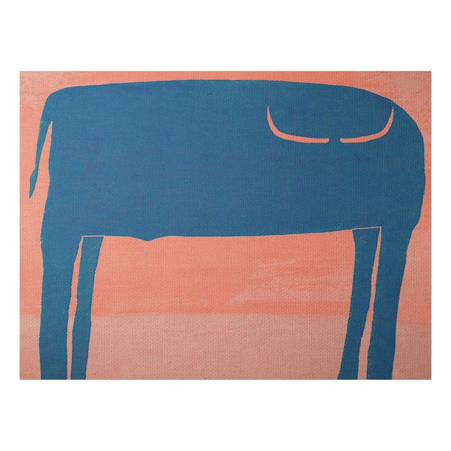 Tavlor abstrakt Blue Bull