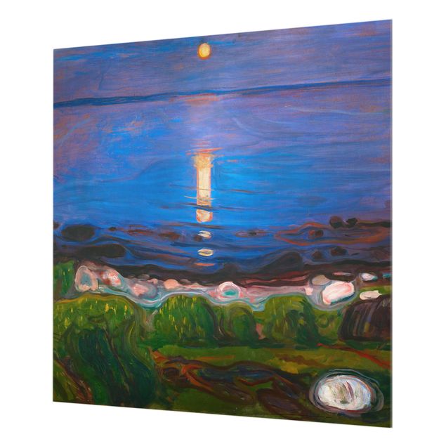 Konststilar Edvard Munch - Summer Night On The Sea Beach