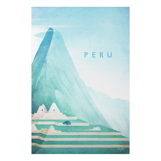 Tavlor bergen Travel Poster - Peru