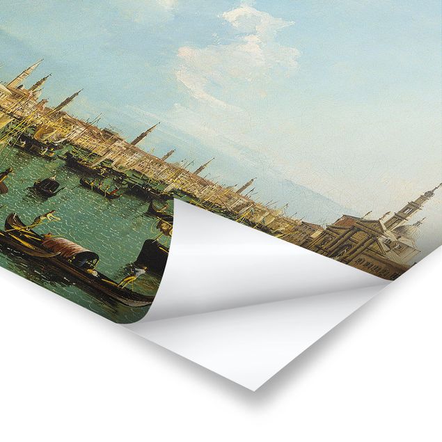 Posters arkitektur och skyline Bernardo Bellotto - Bacino di San Marco, Venedig