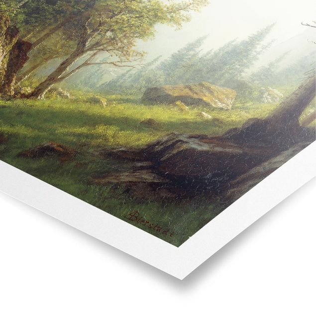 Tavlor träd Albert Bierstadt - Among the Bernese Alps