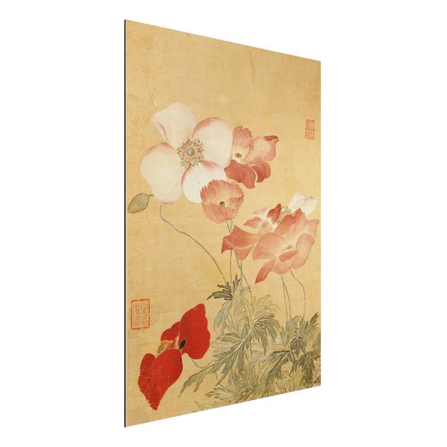 Tavlor vallmor Yun Shouping - Poppy Flower