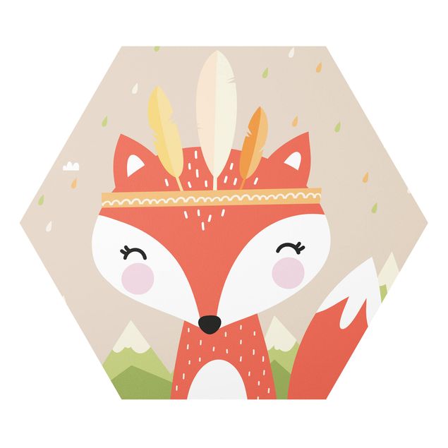 Tavlor röd Indian Fox