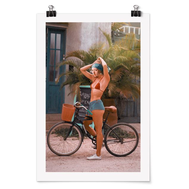 Posters vintage Bicycle Girl