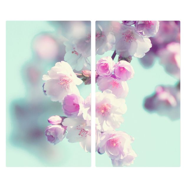 Spistäckplattor Colourful Cherry Blossoms