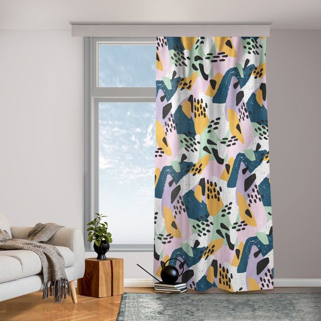 Moderna gardiner Vividly Colourful Pattern With Dots