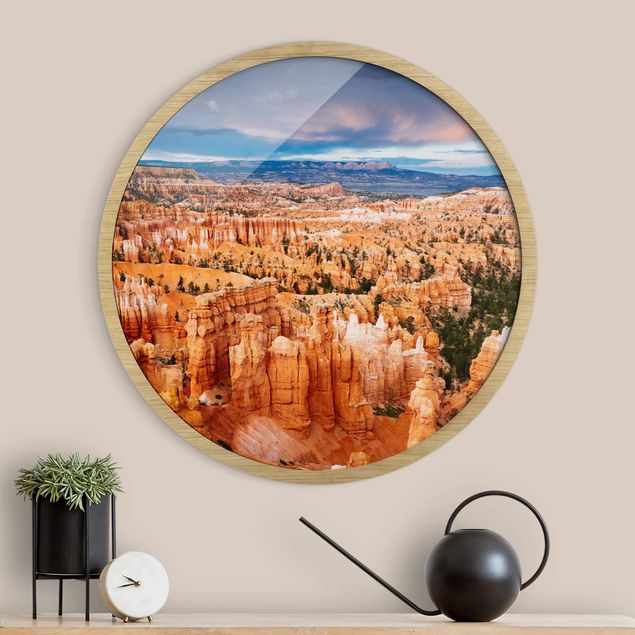 Tavlor med ram landskap Blaze Of Colour Of The Grand Canyon
