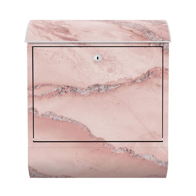 Tavlor Andrea Haase Colour Experiments Marble Light Pink And Glitter