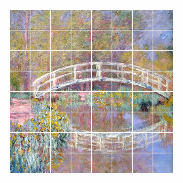 Kakel klistermärken Claude Monet - Bridge Monet's Garden
