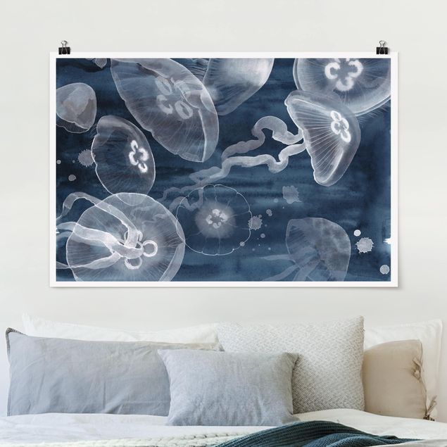 Kök dekoration Moon Jellyfish I