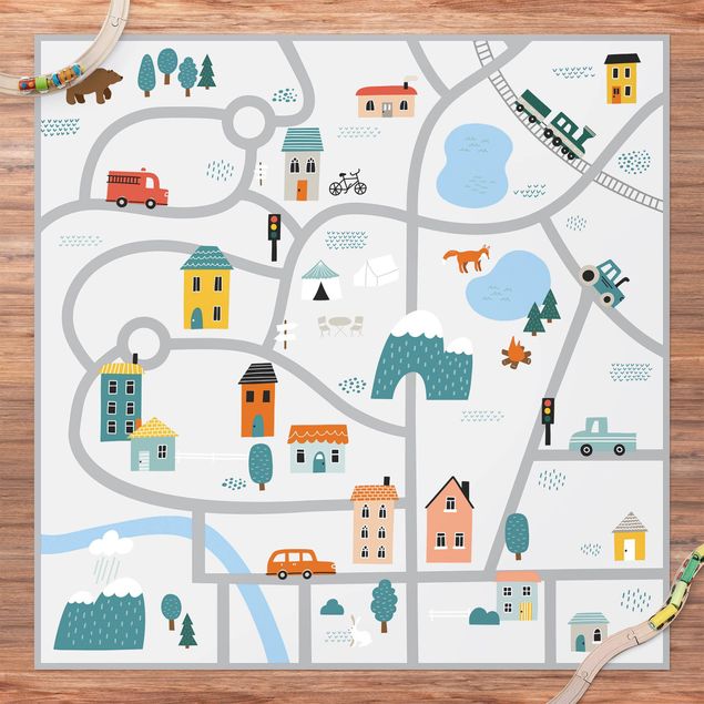 altanmattor Playoom Mat Smalltown - Discover New Parts Of The Town