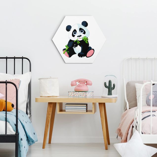Tavlor modernt Nibbling Panda