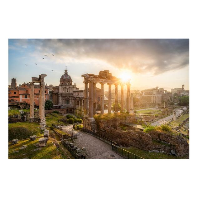 Tavlor Italien Forum Romanum At Sunrise