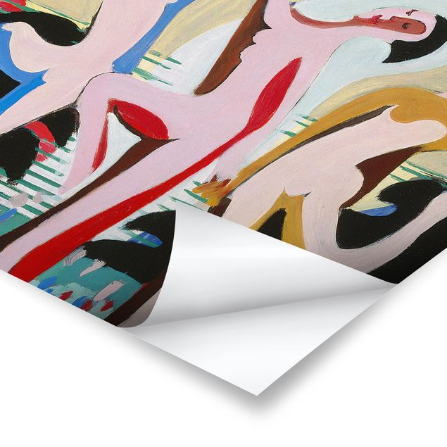 Tavlor konstutskrifter Ernst Ludwig Kirchner - colour Dance