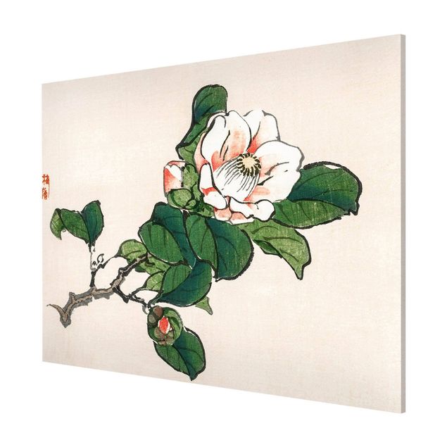 Tavlor blommor Asian Vintage Drawing Apple Blossom