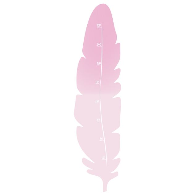autocolantes decorativos parede Feather Pink