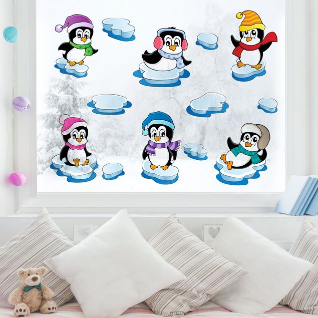 Inredning av barnrum Penguin Winter Set
