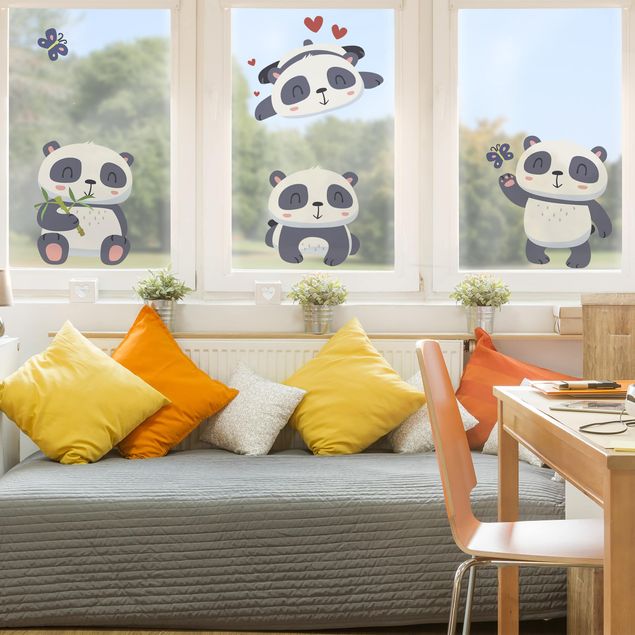 Inredning av barnrum Sweet Panda Bear Set