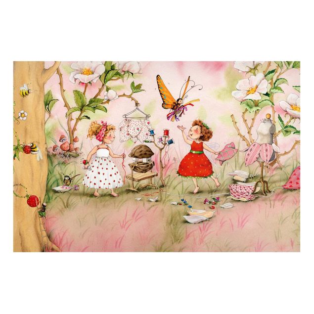 Fönsterdekaler djur Little Strawberry Strawberry Fairy - Tailor Room