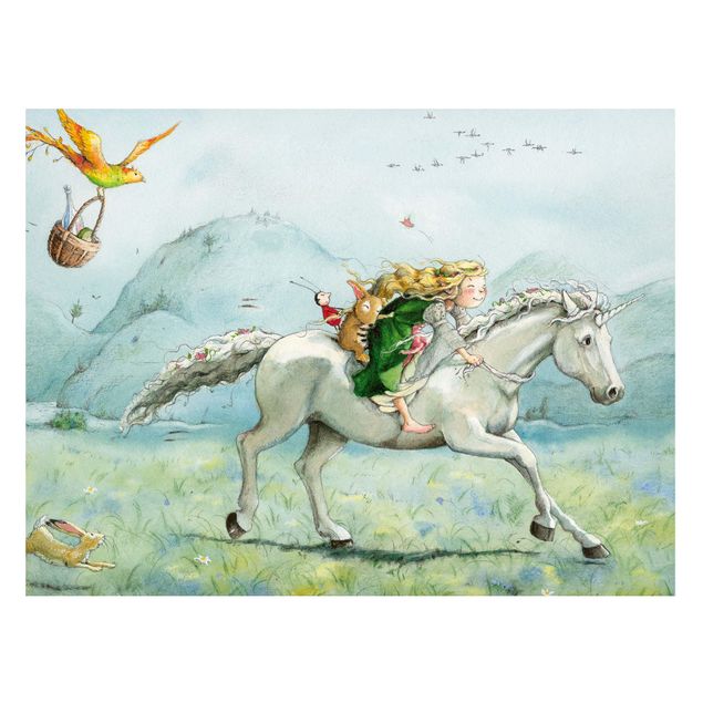 Fönsterdekaler djur Lilia - On The Unicorn