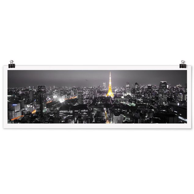 Posters arkitektur och skyline Tokyo