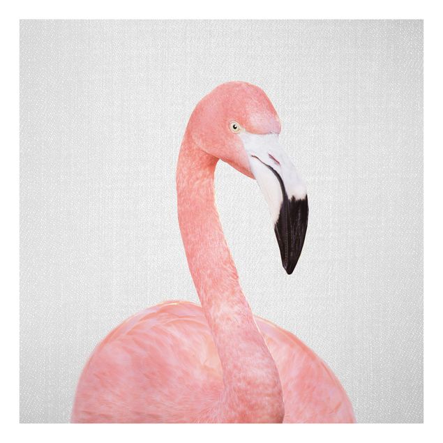 Tavlor svart och vitt Flamingo Fabian