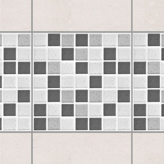Kök dekoration Mosaic Tiles Gray