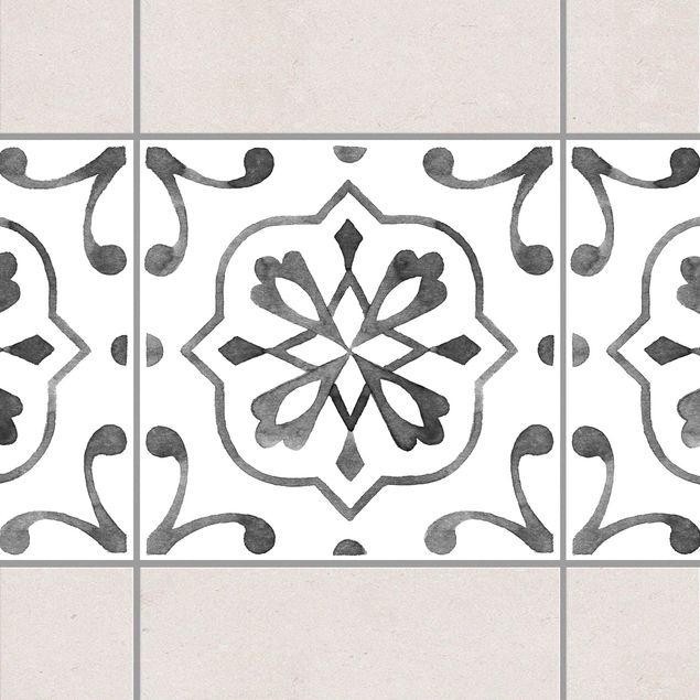 Kök dekoration Pattern Gray White Series No.4