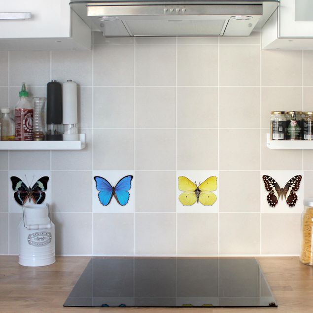 Kakel klistermärken Elegant Butterfly Set