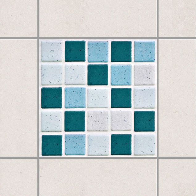 Kök dekoration Mosaic Tiles Turquoise Blue