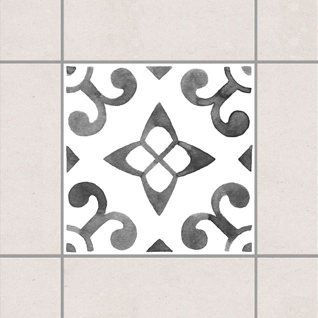 Kök dekoration Pattern Gray White Series No.5