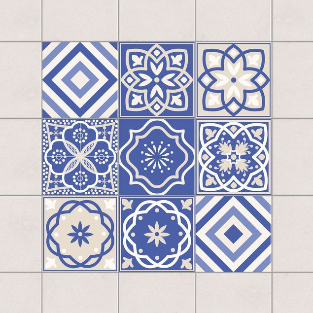 Kök dekoration Portuguese tiles set