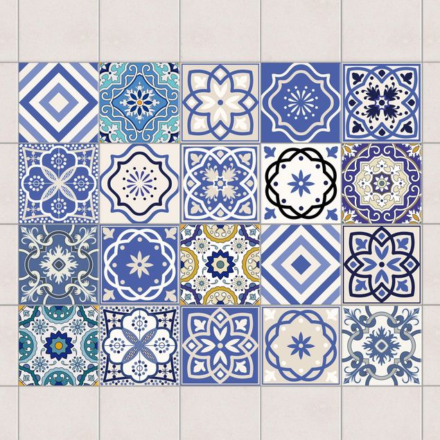 Kök dekoration 20 Mediterranean tiles