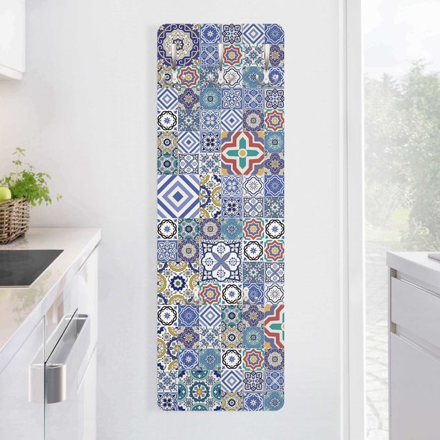 Klädhängare vägg mönster Backsplash - Elaborate Portoguese Tiles
