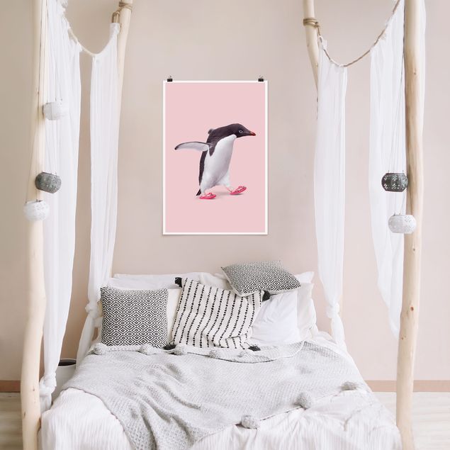 Posters djur Flip-Flop Penguin