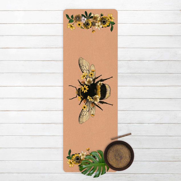modern matta vardagsrum Floral Bumblebee