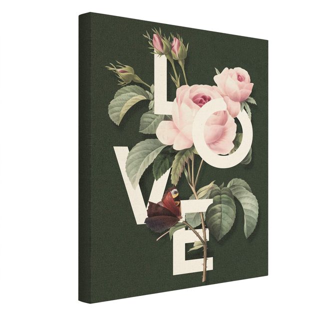 Tavlor Florale Typography - Love