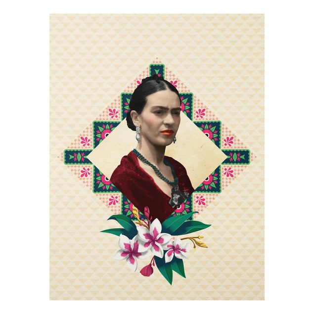 Konstutskrifter Frida Kahlo - Flowers And Geometry